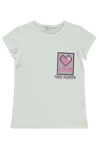 Civil Girls Tricou Ecru fetita 10-13 ani