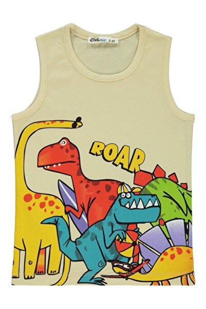 Civil Boys Roar Printed 2-5 Years Old T-Shirt - Beige 2-3 Years Old