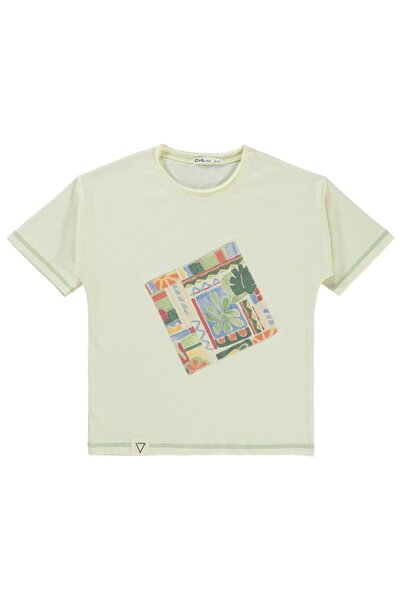 Civil Boys Boys' T-Shirt 6-9 Years Ecru