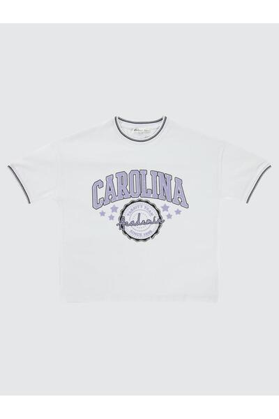 Civil Girls Μπλουζάκι Carolina με τύπωμα College για 10-13 ετών - Λευκό 10-11...