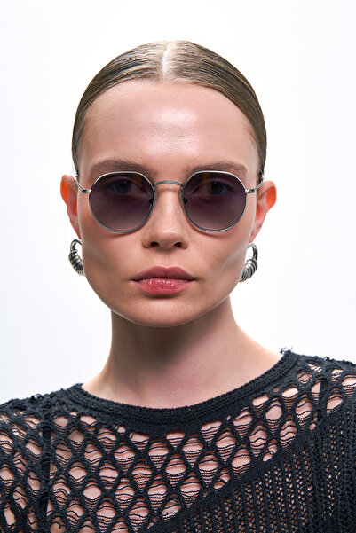 Bilge Karga Ursula Silver Black Degrade Güneş Gözlüğü