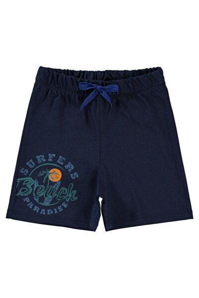 Civil Boys Шорти с принт Surfers Beach за деца на възраст 2-5 години - сини з...