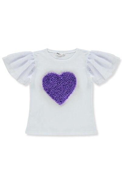 Civil Girls Kız Çocuk Tişört 4-9 Yaş Lila