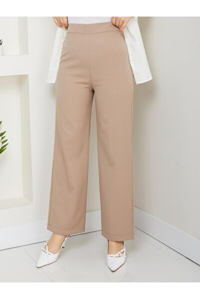 GÖZDE GİYİM ΕΛΑΣΤΙΚΟ ΠΑΝΤΕΛΟΝΙ ΜΕ ΦΑΡΔΥ ΠΟΔΙ