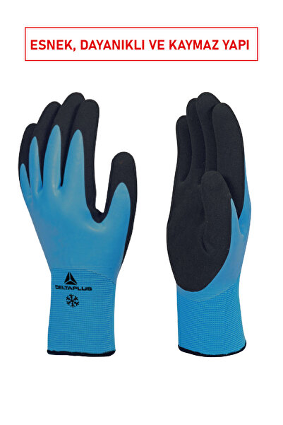 Delta Plus THRYM VV736 İş Eldiveni | XL (No:10), Akrilik & Poliamit, Lateks Kaplama ve Endüstriyel