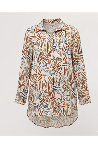 Hanezza Desenli Viskon Tunik: Büyük Beden Rahatlığı Şıklıkla Buluşturuyor