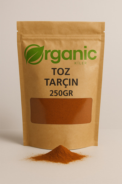 Organic Kiler Toz Tarçın 250gr. Doğal & Organik, Katkı Madde İçermez, Doğal T...