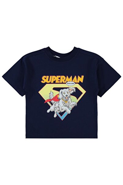 Superman Superman Krypto Štampano majica za decu 2-5 godina - tamnoplava 2-3 ...