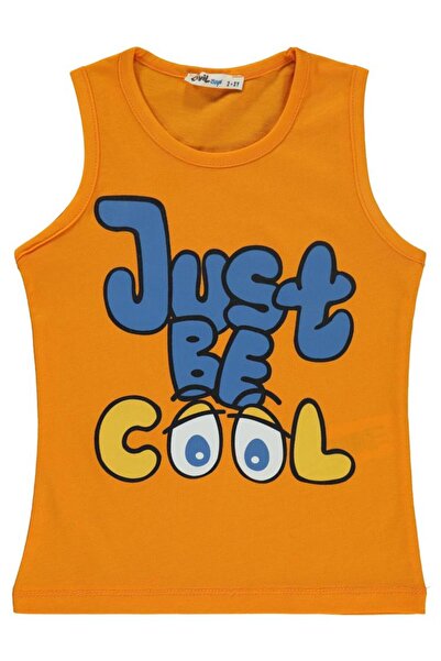 Civil Boys Just Be Printed 2-5 Years Old T-Shirt - Orange 2-3 Years Old