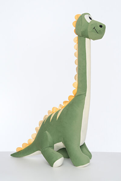 Pufu Toys Dinozor Peluş Yastık Oyuncak(1 METRE)-(Mavi / Pembe / Yeşil/Mor)