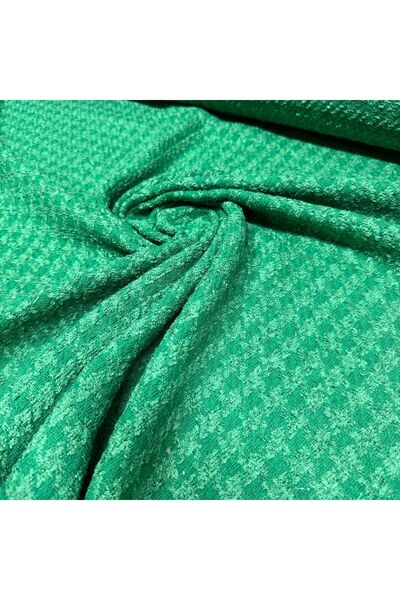 Yaren Ülker Tüvit Şanel Kumaş Çift En %100 Pamuk Dokuma Yeşil