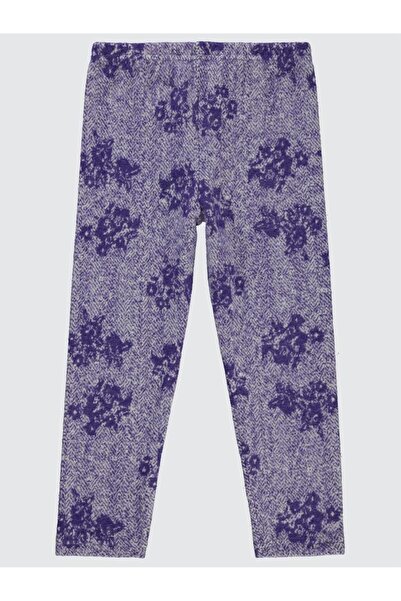 Civil Girls بنطلون ضيق بنقشة زهور للأعمار 6-9 سنوات - أرجواني للأعمار 6-7 سنوات