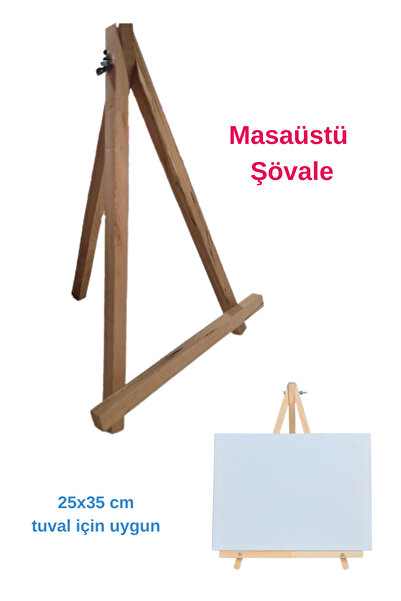 O&S Oyun ve Sanat Eğlen-Üret Mini Şövale, Masaüstü Şövale, Şövalye, Akrobat Şövale, Resim Ressam Sehpası Sehbası