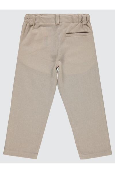 Civil Boys Classic Drawstring 2-5 Years Old Pants - Beige 4-5 Years Old