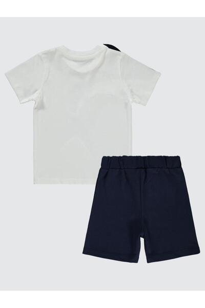 Civil Boys Shark Printed 2-5 Years Old Set - White3-4 Years Old