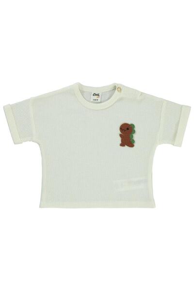 Civil Baby 6-18 месеца бебешка тениска в цвят екрю