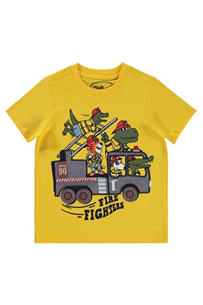 Civil Boys 2-5 Years Old Boy Yellow T-Shirt