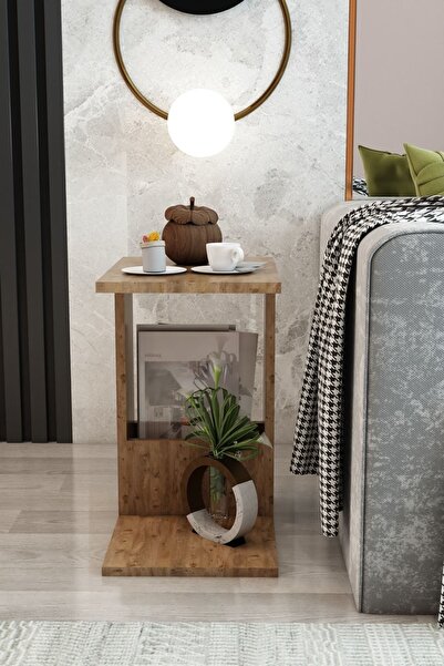 izcodesign Modern Soho Yan Sehpa | Çam Dikdörtgen Sehpa | Şık ve Fonksiyonel ...