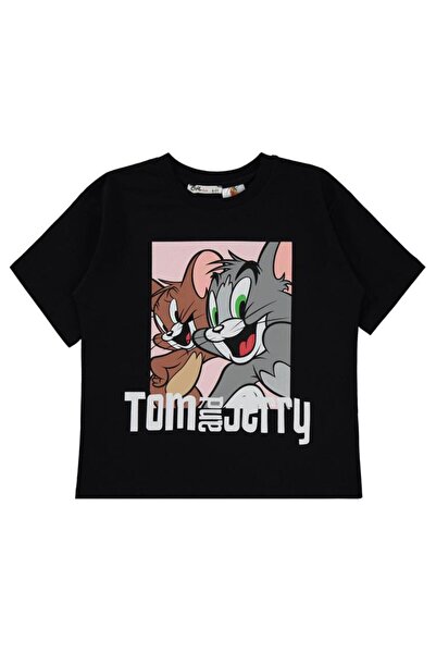 Tom and Jerry 6-9 Years Old T-Shirt - Black