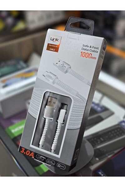 Linktech Link Tech K552 Safe Type-c Metal Başlı Şarj Kablosu