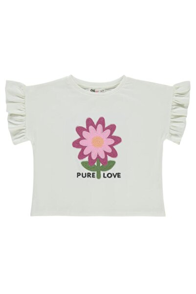 Civil Girls Girl's T-shirt 6-9 Years Ecru