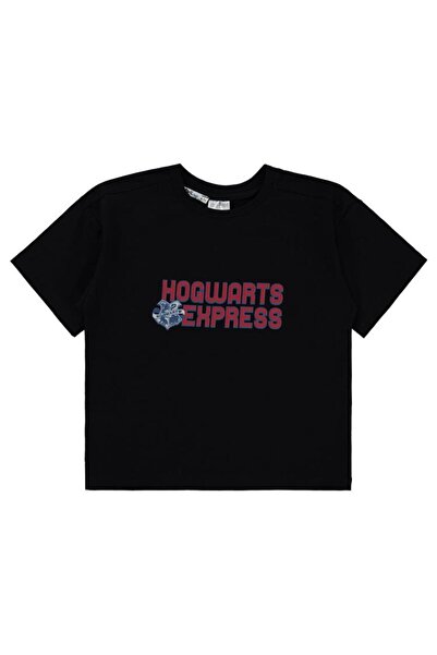 Harry Potter Erkek Çocuk Tişört 10-13 Yaş Siyah