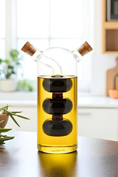 Home زجاجة زيت من الزجاج البوروسيليكاتي مزدوجة الطبقات من أوليفانو، زجاجة مقا...