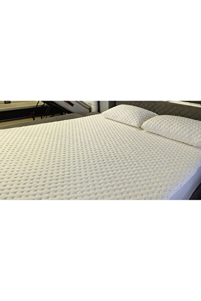 KONFOR TEKSTİL وسادة سرير واقية مبطنة من القطن الفاخر، مقاومة للسوائل، عازلة ...