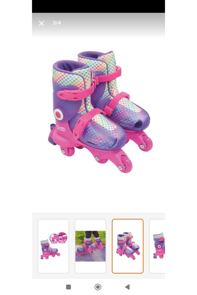 akdogan ticart Rookie Adjustable Transforming 2 in 1 Twisty Roller Skates