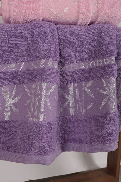 Gön Ev Tekstili Bamboo Hand Towel 6 Pieces 50X90 cm Soft Hand Towel