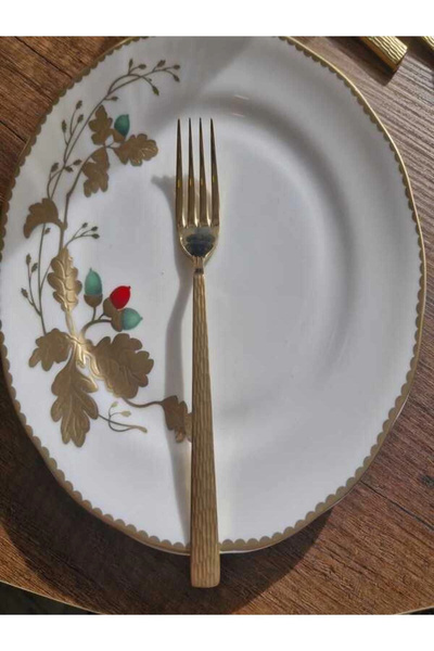 Aryıldız Piero Gold Matte 12-Piece 60 Piece Cutlery Set