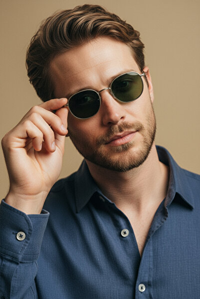 EYE OF HORUS Eoh4003 C2 Silver Metal Unisex Sunglasses