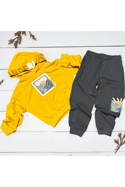 LOVE MAXX SET DE PENTRUȚE CU BUCĂTĂ CANGURU PRE-IMPRIMATĂ Muștar