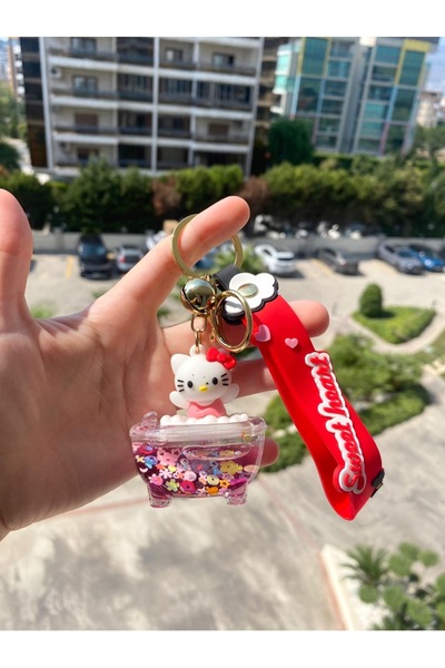 senfida Hello kitty küvet anahtarlık hello kitty sulu anahtarlık