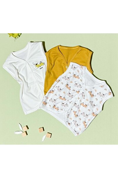 RYZE ÇOCUK Printed Triple Vest Mustard