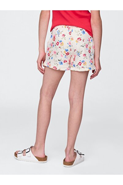 GAP Kız Çocuk Çok Renkli Logo Baskılı Pull-On Şort