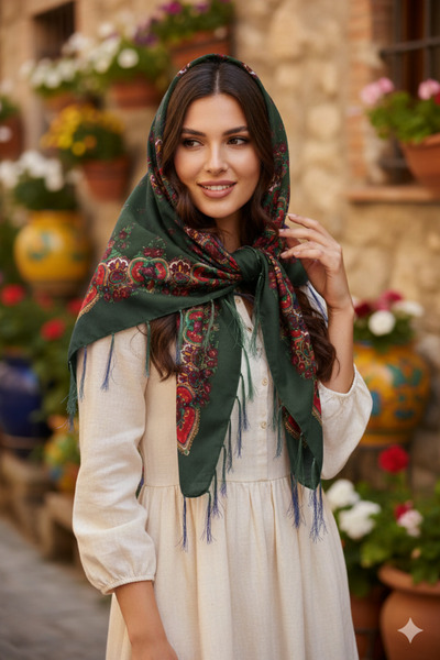 ASKA Mardin Yöresel Hamavi Püskül Şal