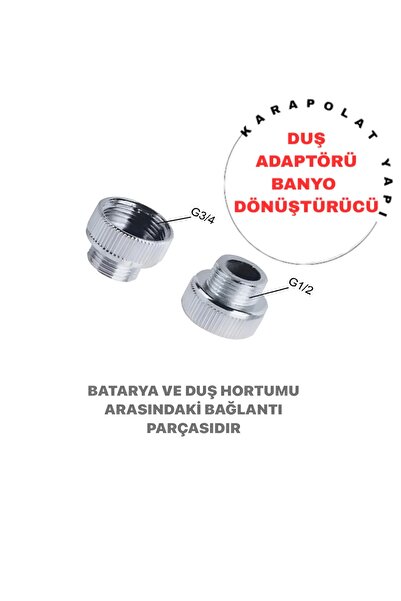 Genel Markalar Spiral Duş Adaptörü Batarya Dönüştürücü Duş Hortum Bağlantısı ...