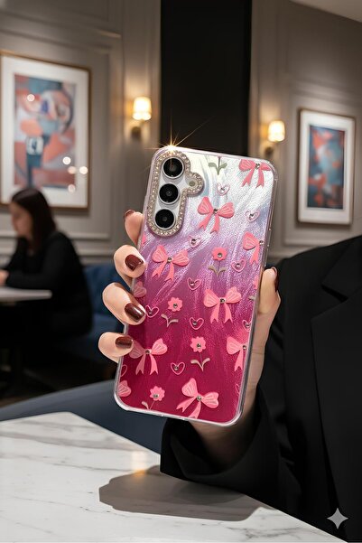 TechTrove Samsung Galaxy A34 5G Kılıf Aynalı Desenli Figürlü Tasarım Silikon ...