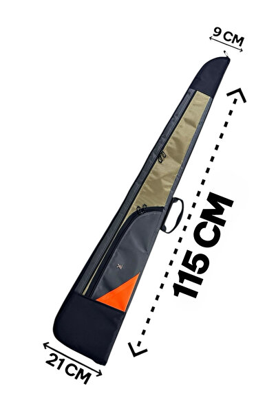 UYĞURCA 115 CM Tüfek Kılıfı (1.KALİTE LÜKS) - SÖK TAK ASKI KAYIŞLI