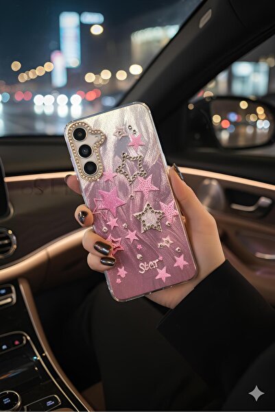 TechTrove Samsung Galaxy A55 5G Kılıf Aynalı Desenli Figürlü Tasarım Silikon ...