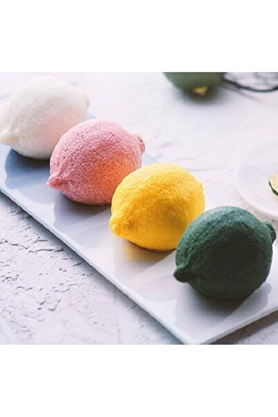 Genel Markalar Limon Silikon Kalıp – Gerçek Dokulu Meyve Modeli, Mum, Sabun, ...