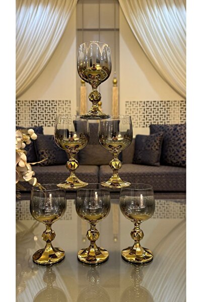 Bohemia Crystalıte Gold Kahve Yanı Su Bardağı 150 Cc