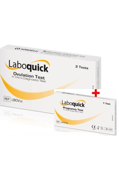 Laboquick 20 Adet Ovulasyon Testi 6 Adet Kaset Gebelik Testi