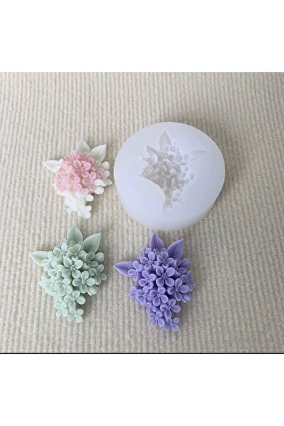 Genel Markalar Leylak Çiçeği Silikon Kalıp – Mum, Sabun, Alçı İçin Detaylı Çi...