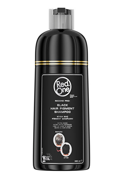 Red One Redone Siyah Saç Şampuanı – Doğal Ve Kalıcı Siyah Görünüm 300 ml