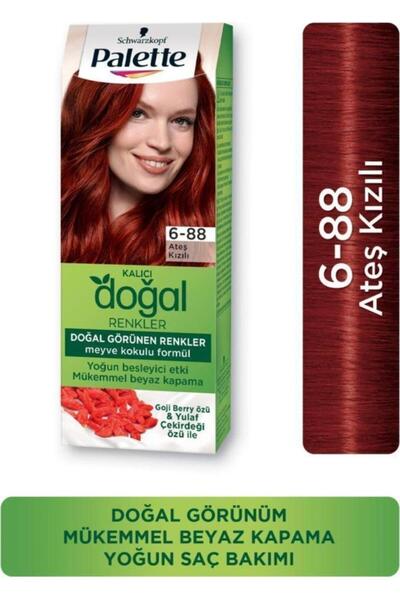 Palette Doğal Renkler Saç Boyası 6-88 Ateş Kızılı
