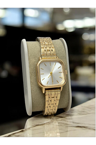 MAC CENTER Gold Color Steel Cord Women's Wristwatch -Pinterest Watch
