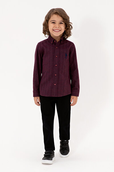 U.S. Polo Assn. Erkek Çocuk Siyah Kanvas Pantolon 50317211-VR046