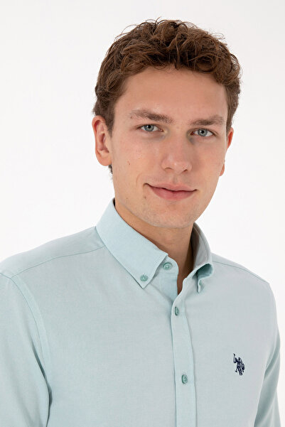 U.S. Polo Assn. Ανδρικό πουκάμισο με μακρυμάνικο βασικό πουκάμισο 50316723-VR152